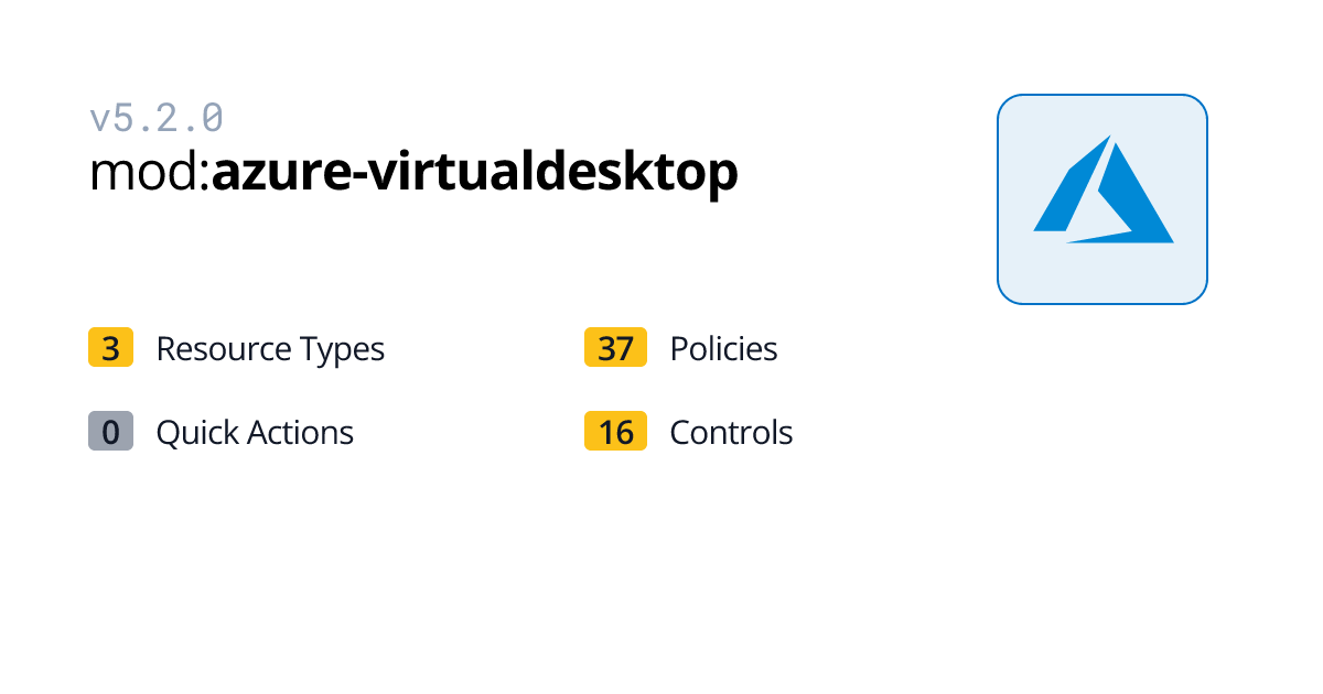 Resource Type: Azure > Virtual Desktop > Workspace | Turbot Guardrails Hub