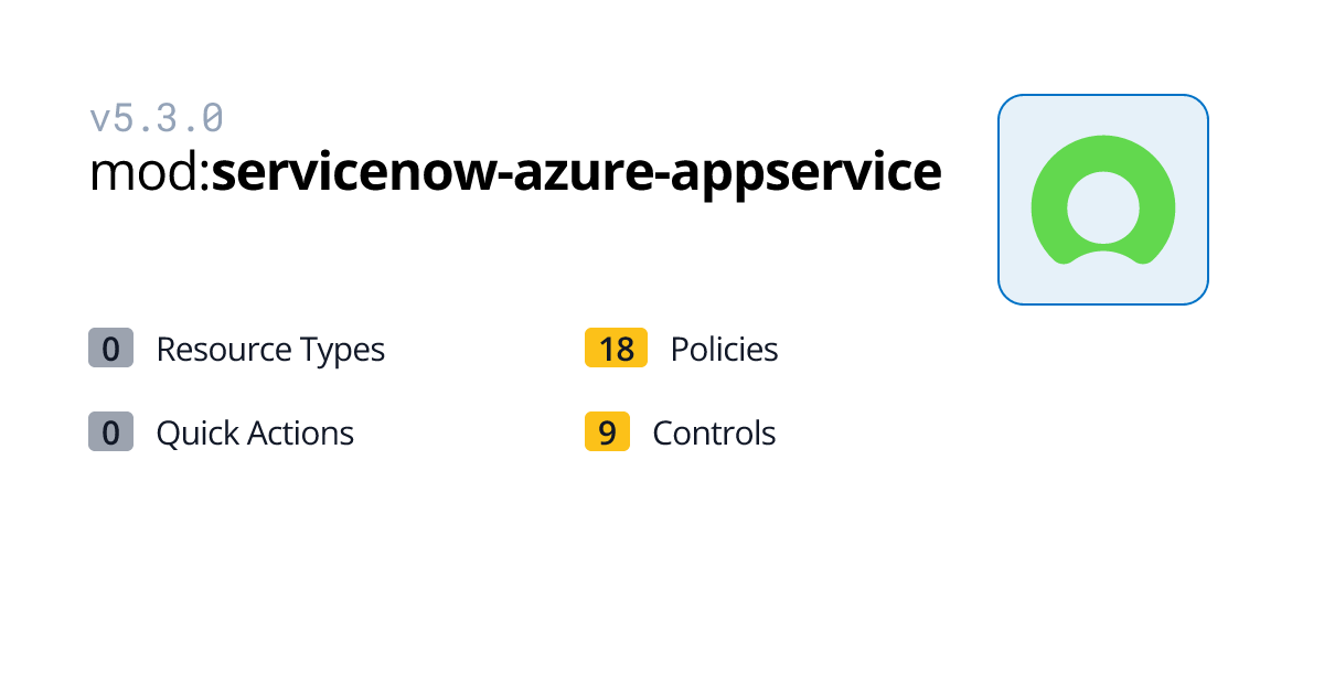 Control: Azure > App Service > Web App > ServiceNow | Turbot Guardrails Hub