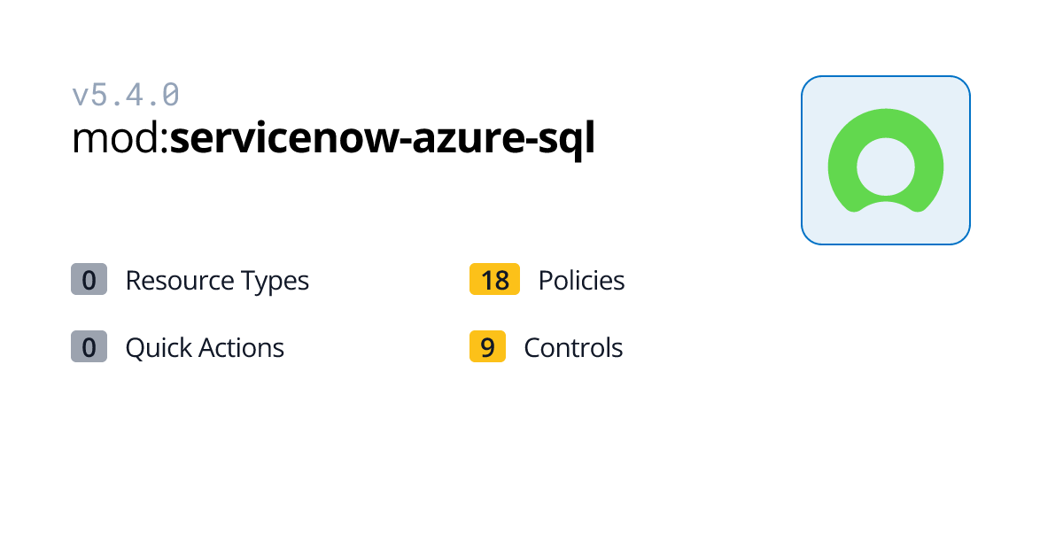 Control: Azure > SQL > Elastic Pool > ServiceNow | Turbot Guardrails Hub