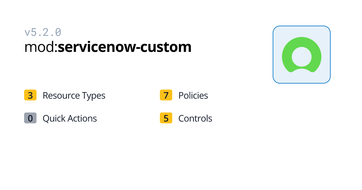 Control: ServiceNow > Custom > Table > Discovery | Turbot Guardrails Hub
